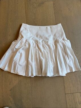 JoyLab White Pleated Mini Skirt